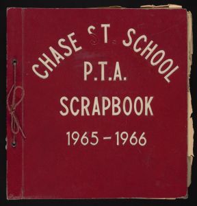 Chase Street Elementary School Parent Teacher Association 1963-1966 scrapbook