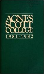 Agnes Scott College 1981-1982