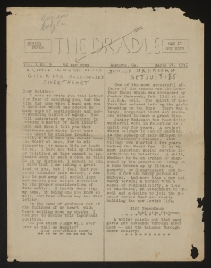 The Dradle, Mar. 1936