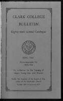 Clark College Catalog, 1953-1954