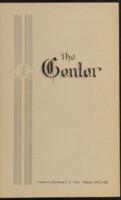 The Center vol. 3 no. 1-2