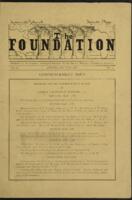 The Foundation vol. 22 no.3