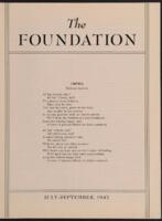 The Foundation vol. 37 no. 3