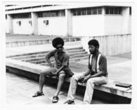 Two Men on a Bench, circa 1972