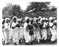 March of Women Playing Shekeres, circa 1972