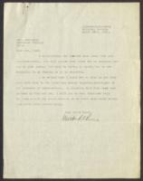 Correspondence Between Walter R. Chivers and Mrs. John Hope, April 23, 1931