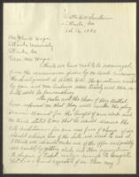 Correspondence Between Battle Hill Sanatorium and Mrs. John Hope, February 16, 1932
