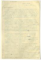 Open Letter to Editor Constitution, December 3, 1913