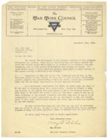 Correspondence Between May Belcher and Mrs. John Hope, September 19, 1919