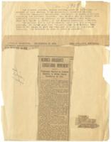 "Negroes Inaugurate Educational Movement", December 12, 1909