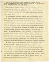 "Talk At the Testimonial Dinner", July 11, 1933