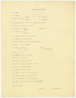 Neighborhood Union Form, circa 1910