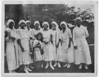 First Graduating Class of Nursing Assistants, circa 1910