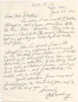 Correspondence from Hale Woodruff to Winifred Stoelting, June 27, 1977