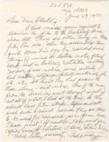 Correspondence from Hale Woodruff to Winifred Stoelting, June 29, 1977
