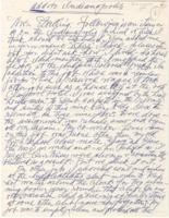 Correspondence from Hale Woodruff to Winifred Stoelting, August 5, 1977