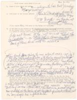 Correspondence and Questionnaire from Hale Woodruff to Winifred Stoelting, August 30, 1977