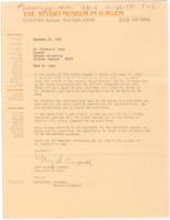 Correspondence from Mary Smith Campbell to Richard Long, November 22, 1978