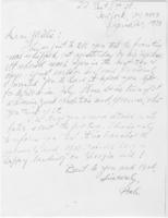 Correspondence from Hale Woodruff to Millicent Dobbs Jordan, June 21, 1973