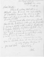 Correspondence from Hale Woodruff to Millicent Dobbs Jordan, December 29, 1975