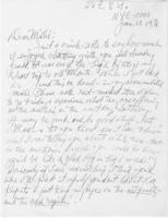 Correspondence from Hale Woodruff to Millicent Dobbs Jordan, January 13, 1976