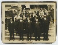 Faculty/ Staff Faculty (Pres. John H. Lewis - front; center), circa 1920