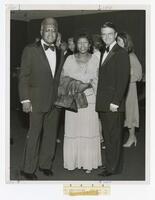 Dr. Robert Threatt, Helen Threatt with Zell Miller, 1983