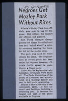 Newspaper Clipping, April 2, 1954