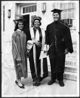 Connie Jackson, Irene Dobbs, and Maynard Jackson, May 31, 1964