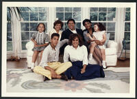 Maynard Jackson, Valerie, and Their Children, 1988