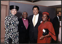 Maynard and Valerie with Archbishop and Mrs. Tutu, circa 1990