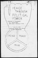 "Peace Through Political Power" Program, June 28, 1971