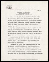 "Statement by John Lewis," July 1, 1971