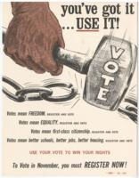 "You've Got It, Use It" Poster, circa 1970