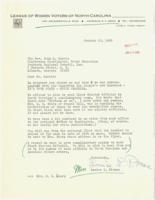 Correspondence Between Miss Louise L. Pitman and The Rev. John B. Morris, January 23, 1969