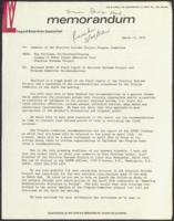 Correspondence Between Fay Williams and Members of the Election Systems Project Program Committee, March 15, 1972