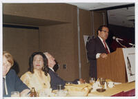 Speaker and Coretta Scott King, circa 1980