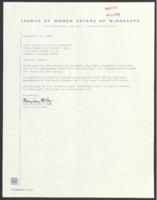 Correspondence Between Mr. John Lewis and Mrs. Charles McCoy, September 28, 1971