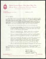 Correspondence Between Sadie B. Gaines, Verdelle B. Bellamy, and Mr. Keepler, February 16, 1969