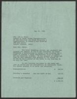 Correspondence Between Vernon E. Jordan Jr. and Mrs. Leo J. Hirth, May 16, 1968