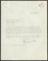Correspondence Between Vernon Jordan and Geraldine Pitts, May 10, 1968