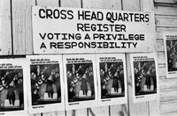 Voting Registration Signs, circa 1977