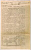 "Negro Voting Drive Still Lags", August 26, 1962