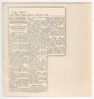 "New Law Spurs Negro Vote Rolls", August 5, 1966