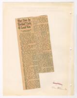 "What Price an Election? Costs of Local Vote", April 12, 1964