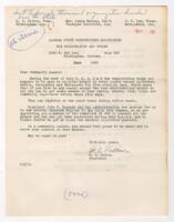 Correspondence from the Alabama State Coordinating Association for Registration and Voting, June 27, 1962