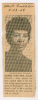 Ruby Martin News Clipping, April 23, 1968