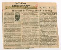 "The South is Moving Ahead in Voting", June 24, 1967