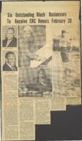 "Six Outstanding Black Businesses To Receive CRC Honors February 20", February 15, 1969