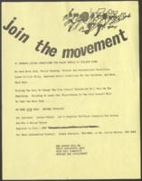 "Join the Movement to Improve Living Conditions for Black People in College Park", circa 1967